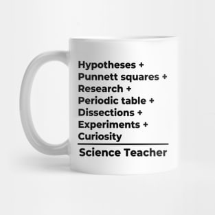 Science Teacher Equation Mug